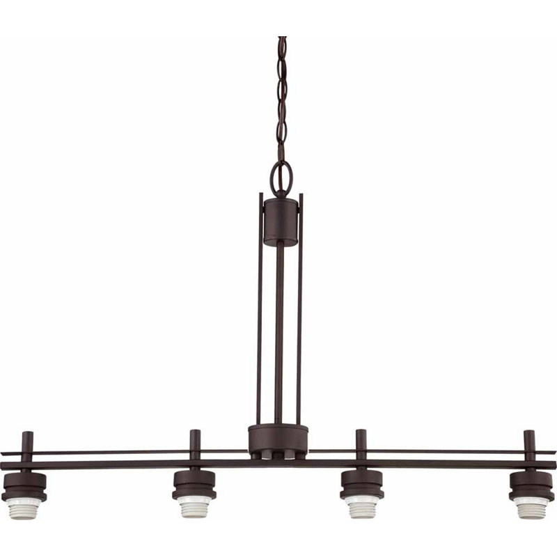 Luminaire suspendu pour îlot de cuisine 4 lumières Carena