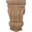 Traditional Leaf 11"H x 7"W x 3 1/2"D Corbel-73346165