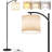 Manolya Black Traditional Floor Lamp-907325894