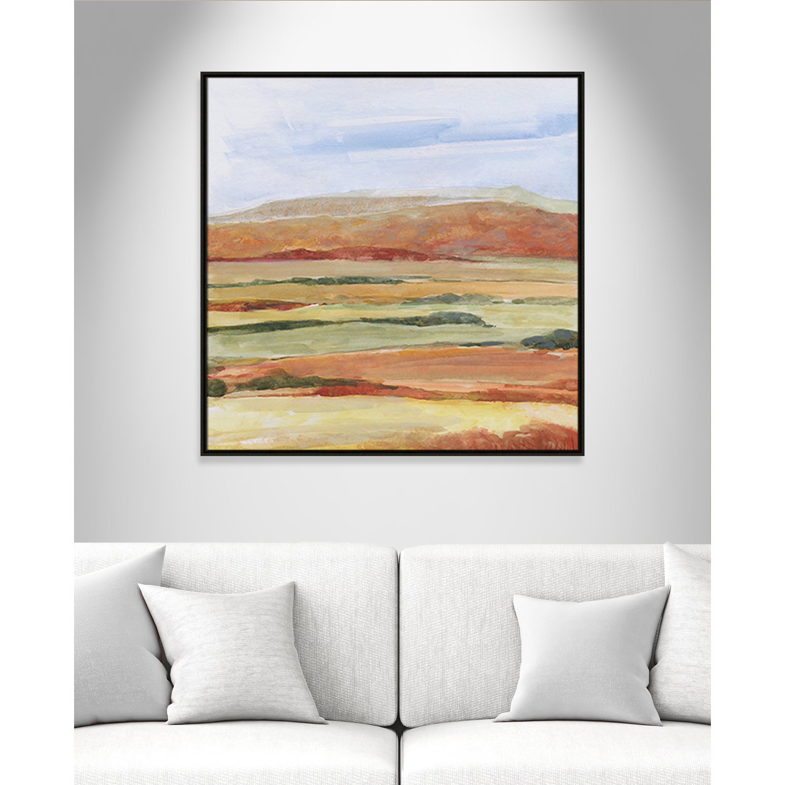 Sedona Magic Print by Sally Swatland, Espresso, 37.5" H x 37.5" W x 2" D