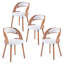 Upholstered Side Chairs with Padded Back-1018588227