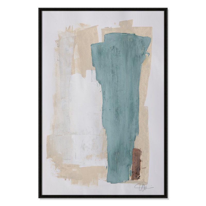 Hubbard Together We Work-II by - Floater Frame Print on Canvas, Espresso Framed, 37.5" H x 25.5" W x 2" D