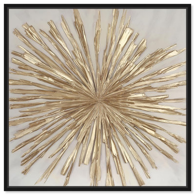 Golden Zenith Canvas Elegant Nature Art by Art Remedy