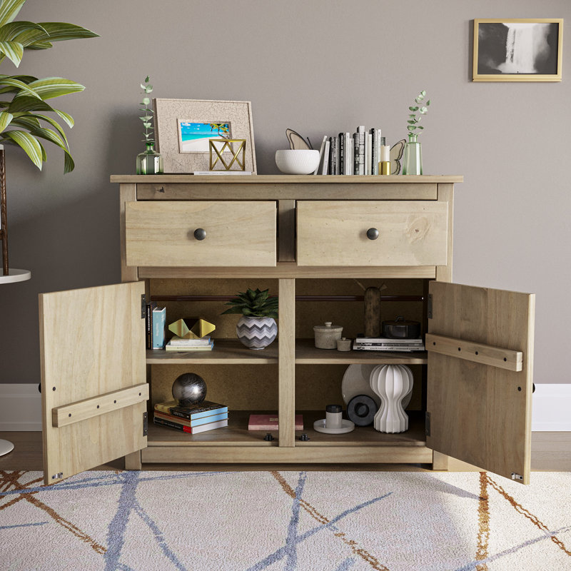 Somers 93cm Solid Wood Sideboard