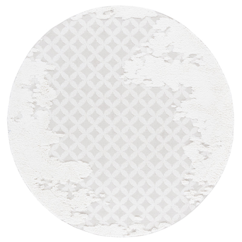 Antkeo Trends Performance Abstract Rug, Round 6'7"