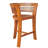 Toby Solid Wood Counter Stool with Solid Wood Frame