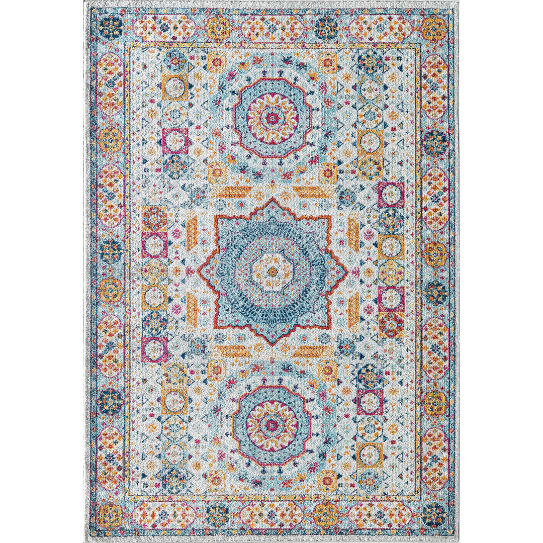 Hailey Vintage Constellation Area Rug Bungalow Rose Rug 