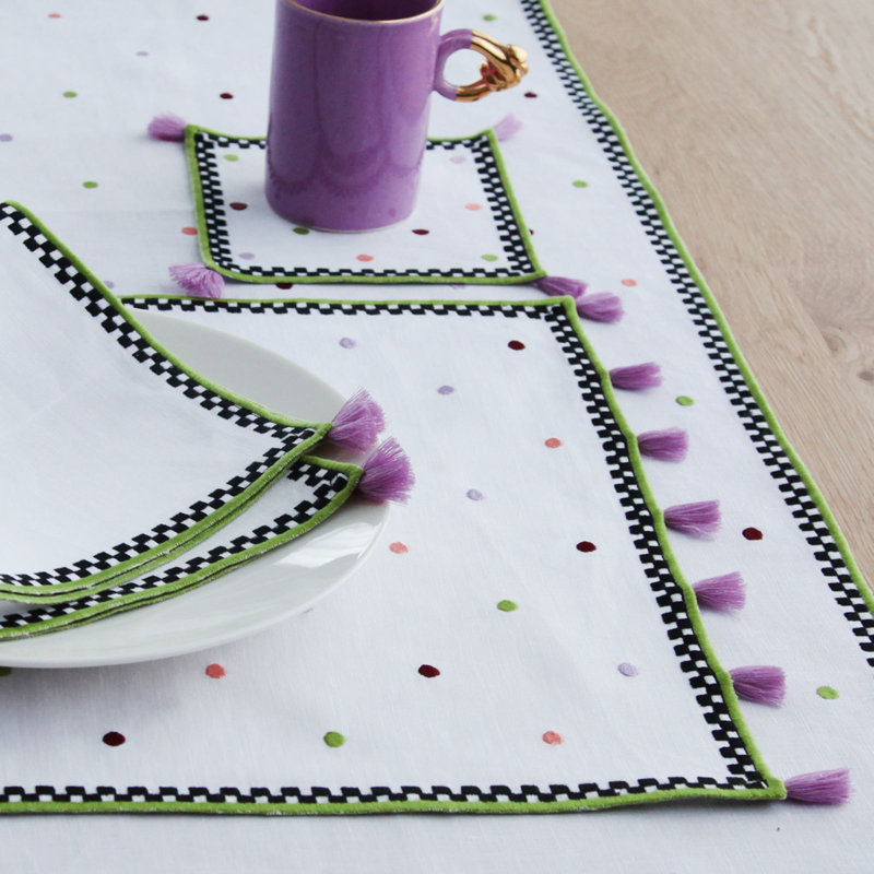 McConnico Embroidered Oval