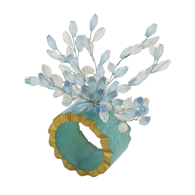 Napkin Ring Collection Napkin Ring, Aqua