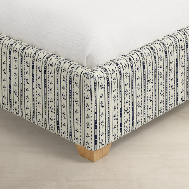 Stoffer Home x Cloth and Co. Elsie Bed, Navy , King