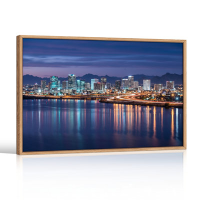 «City Night», reproduction d'art sur toile, ensemble de 1