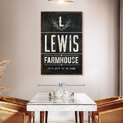 Lewis Lewis, typographie