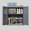 armoire de rangement murale