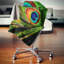 Coussin de photographie à plumes peacock-30728089-30728092