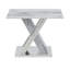 Table de bout en faux marbre