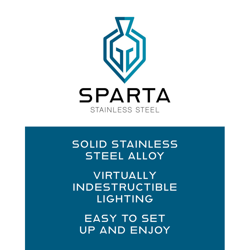 Stainless Steel Quad-Directional LED Well Light