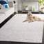 Tapis gris clair en laine touffeté à la main Luceile-1990782681