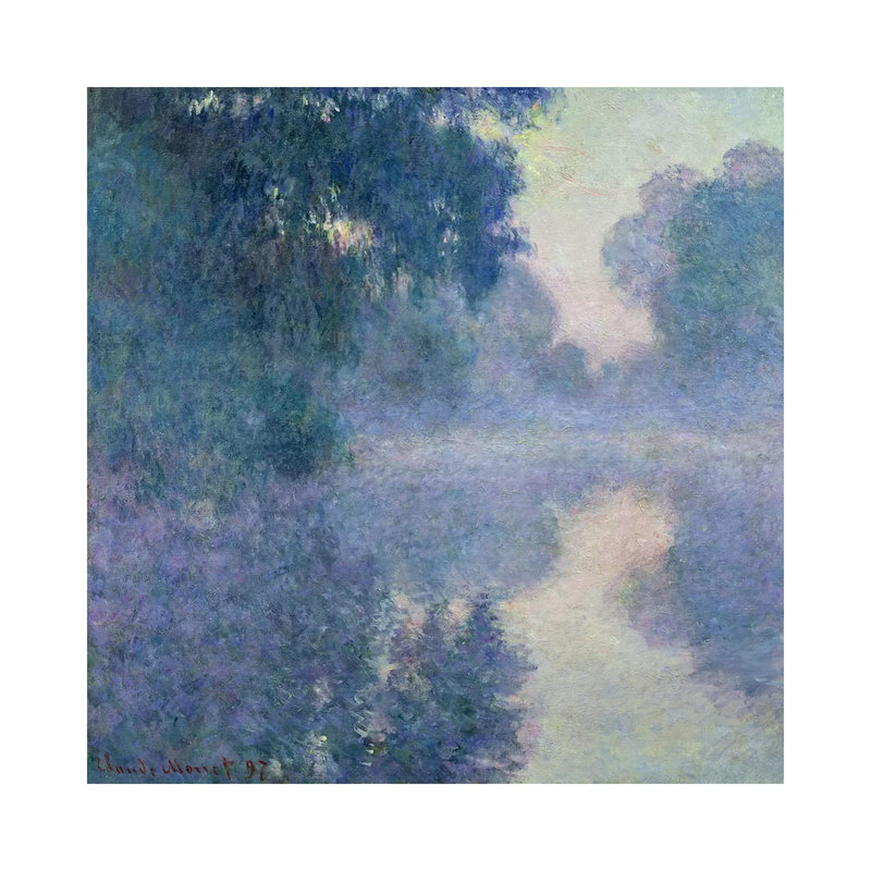 Branch Of The Seine Near Giverny, 1897 by Claude Monet - Wrapped Canvas Gallery-Wrapped Canvas Giclée, Wrapped Canvas