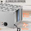 Commercial Electric Food Warmer 5-Pan Countertop Buffet 15.3QT Bain Marie