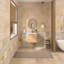 Meuble-lavabo mural simple 24 po avec comptoir en céramique 24 po-1046602412