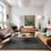 Monaco Series Abrstract Black/Gray/Ivory/Beige Area Rug