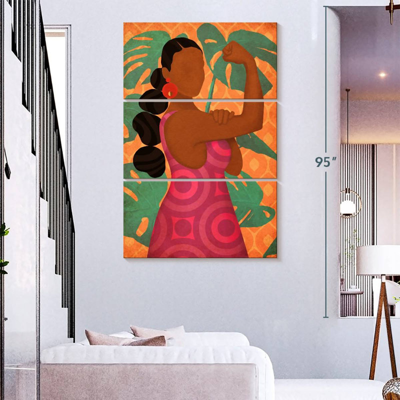 Leisha Boho Pin-Up Beauty, H 74 po x l 48 po