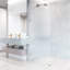 Écran de douche fixe sans cadre avec verre 3/8 po l 34 po x H 78 po Arden-103250985