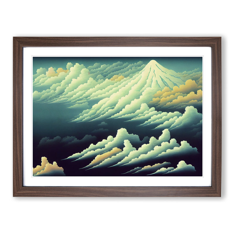 Dazzling Cloudy Sky - Single Picture Frame Print, 25cm H x 34cm W x 2cm D