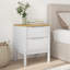Paycen 45cm W Solid Wood Bedside Table-453535554
