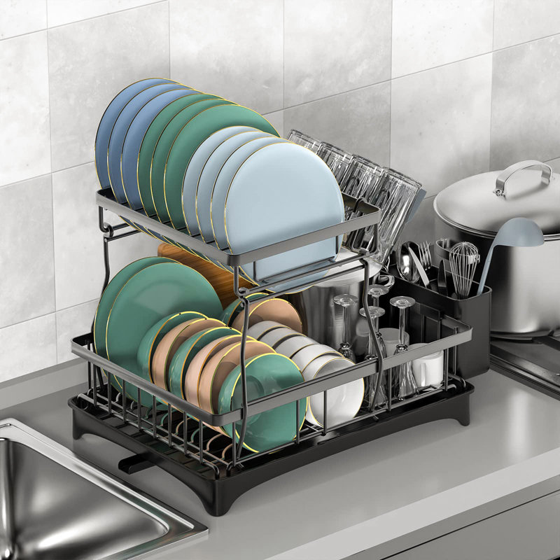 Usry Adjustable Stainless Steel Dish Rack