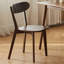 Ensemble de chaises de salle à manger en bois, chaises en bois de chêne massif avec dossier et siège, patins antidérapants-212241636-237799360