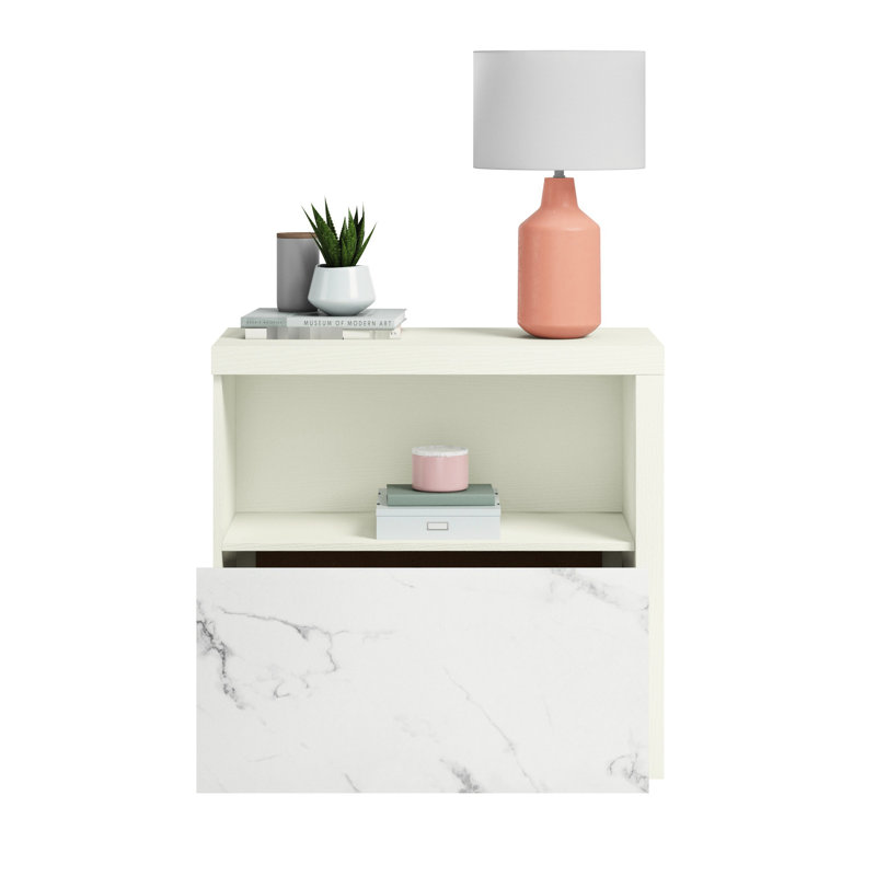 Classeur latéral blanc pour bureau organisé et vestibule, bois d'ingénierie, courrier à compartiments, format compact, installation rapide à la maison ou au bureau, construction, facile à installer