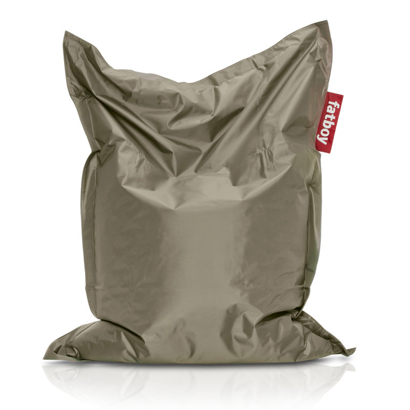 Original Slim Bean Bag Chair, 51" x 39", Dark Gray