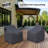 Deb Wicker Rattan Outdoor Lounge Chair Covers