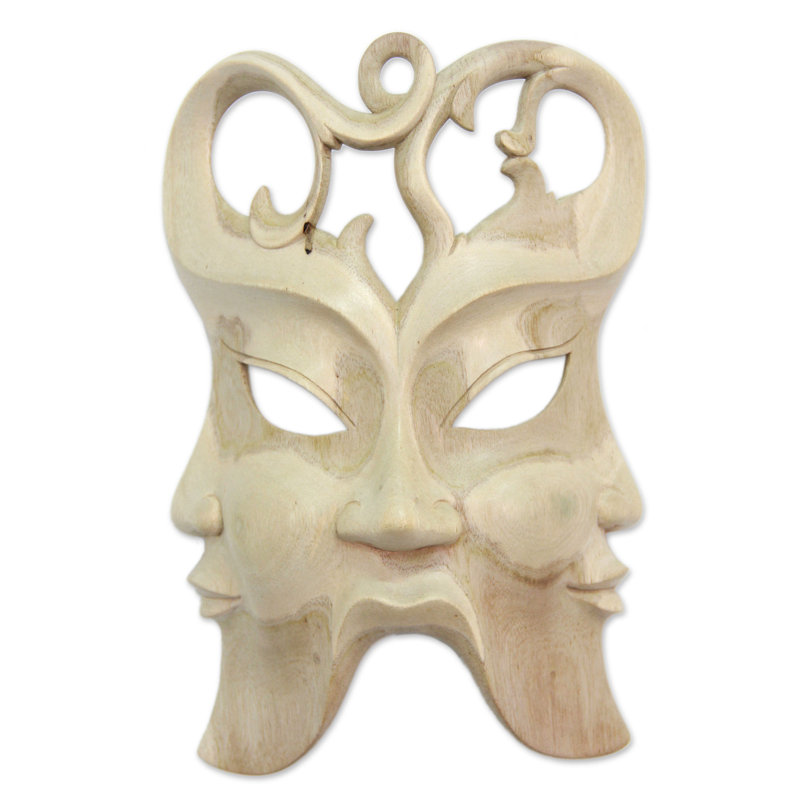 Handmade Traditional People Wall Decor on Solid Wood