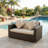 Wicker Loveseat,Outdoor Patio Furniture Couch