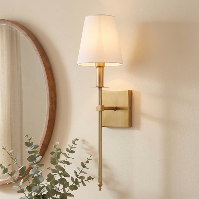 1 - Light Dimmable Wallchiere, Gold