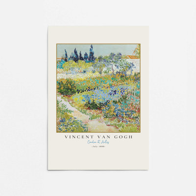 Van Gogh's Garden at Arles v3 Print