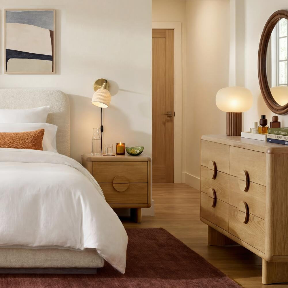 Circa 60" Double Dresser, Light Oak