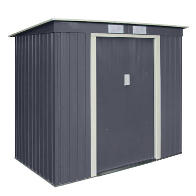 Rowlinson Trentvale 6x4 Metal Pent Shed