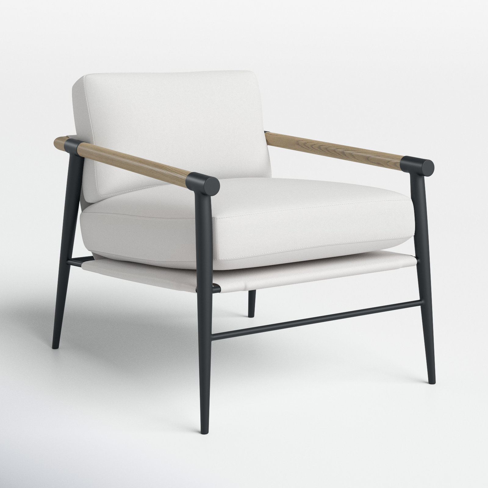 Hokku Designs Armchair, Ivory