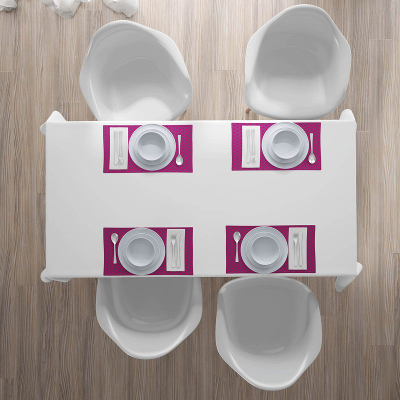 Polyester Geometric Rectangle Placemat
