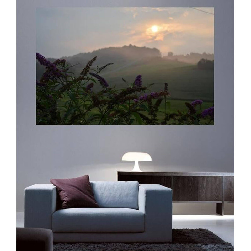 Décalcomanie murale coucher de soleil, 40 po x 60 po