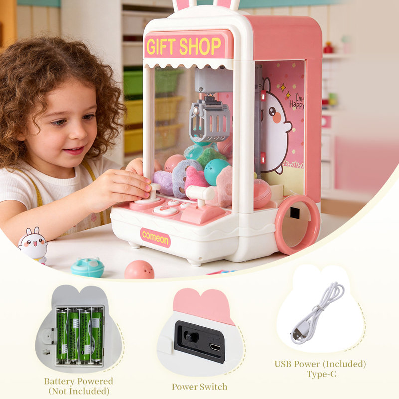 Kids Grabbing Clip Claw Machine