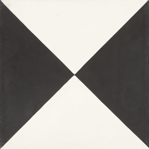 Anfa 8" x 8" Cement Patterned Wall & Floor Tile