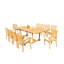 Hari Outdoor 11 - Piece Teak Dining Set