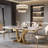 Mohab Light luxury simple rectangular dining table-1298482295