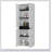 White 5-Shelf Kitchen Pantry With Double-Door Cabinets For Ample Storage And Modern Design