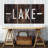 " Lake Direction Sign Multi Piece Canvas Print " 3 - Pieces-93060822