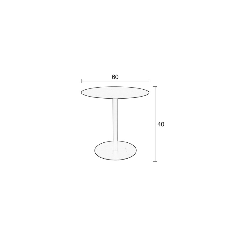 Snow Marble Coffee Table, Black
